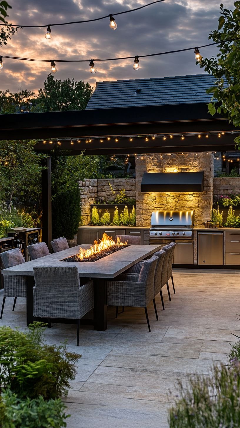 Fiber outdoor tables