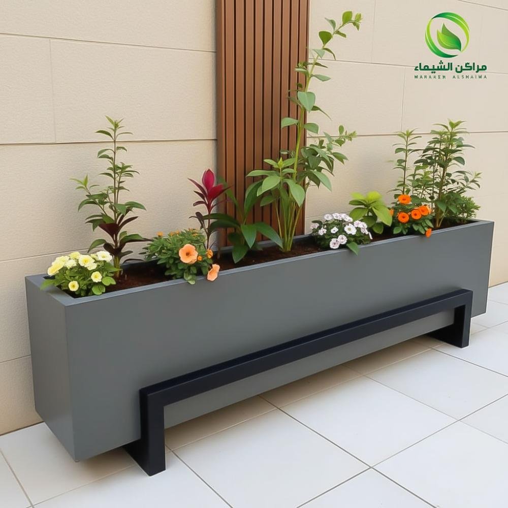 Large 2.5m planting basin with base